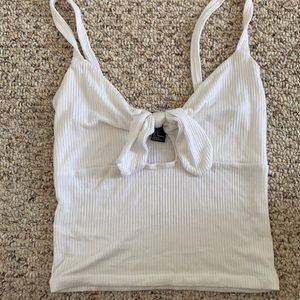 white Forever 21 tank